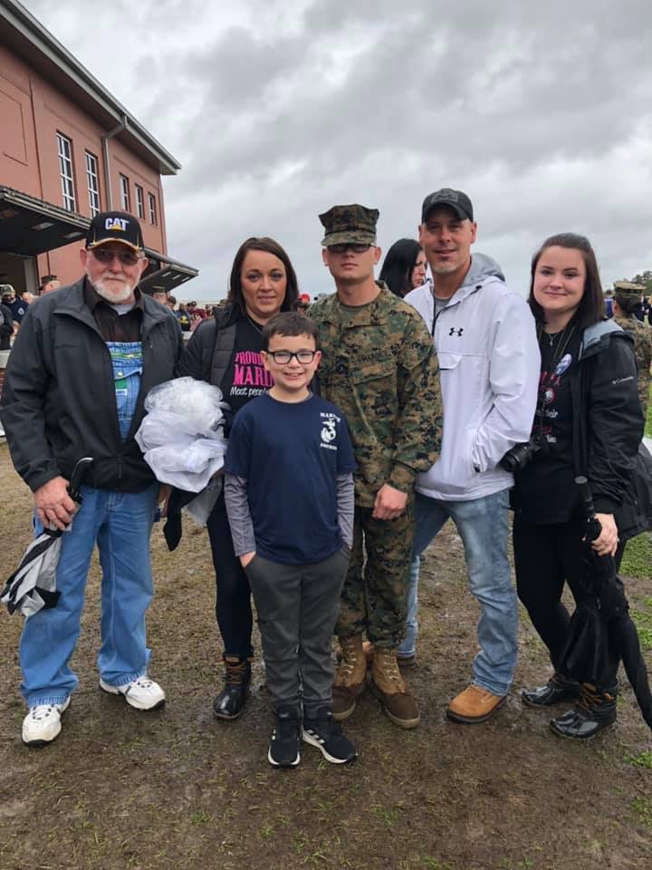 Roane Transportation employee Jennifer Webb and family